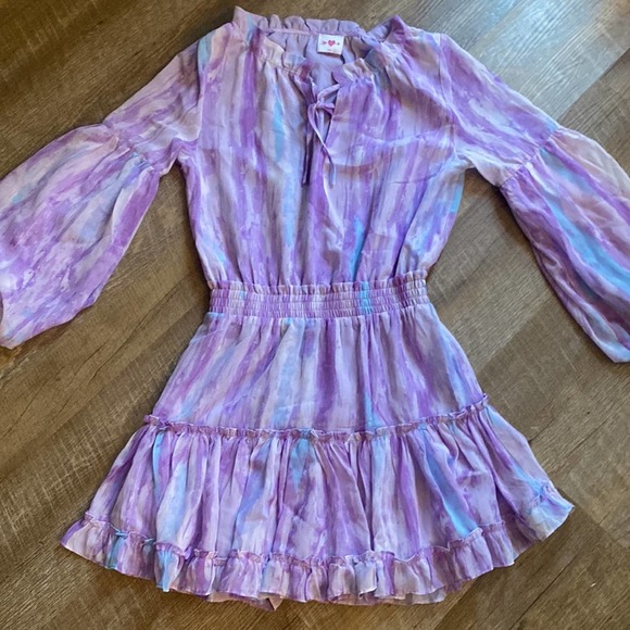 BuddyLove Zozo Shine Bright Elastic Waist Mini Dress Size Small - Picture 3 of 7